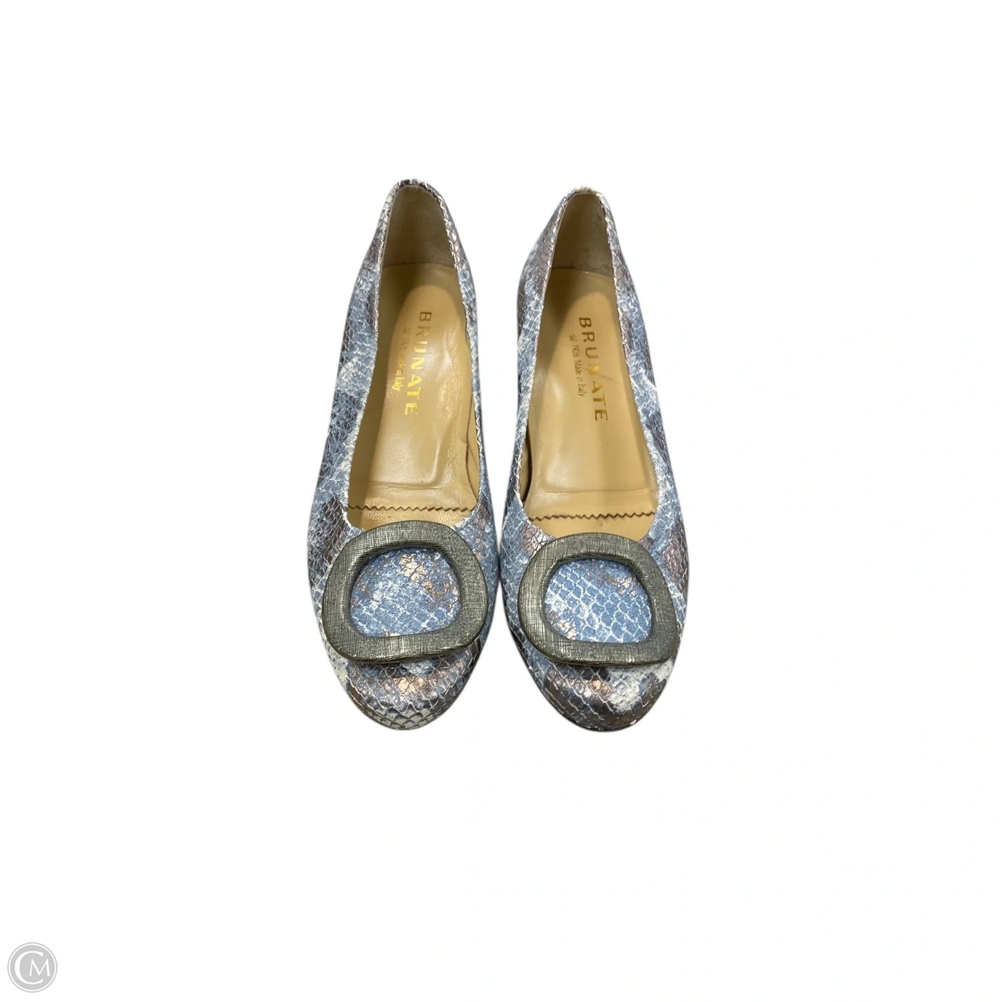 Shoes Heels Block By Cmb In Snakeskin Print, Size: 8