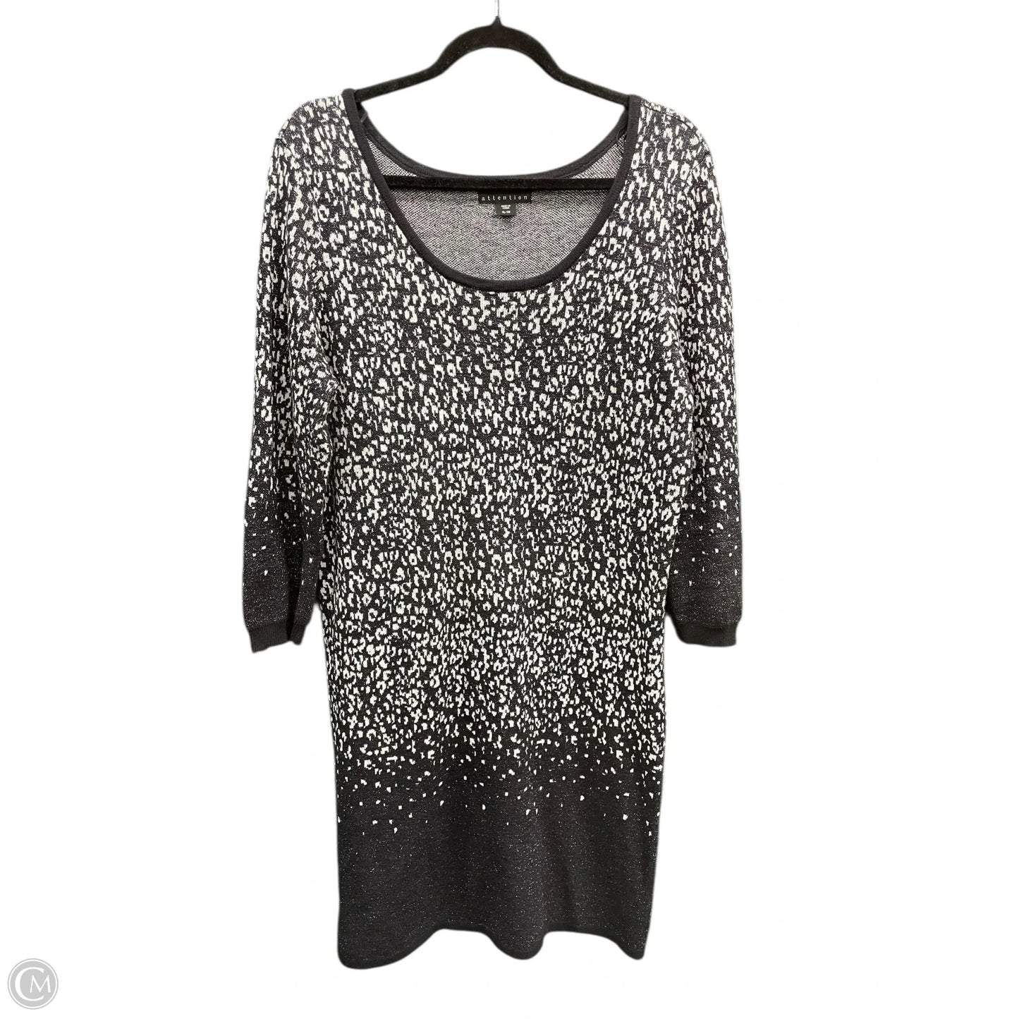 Dress Sweater By Attention In Animal Print, Size: Xl