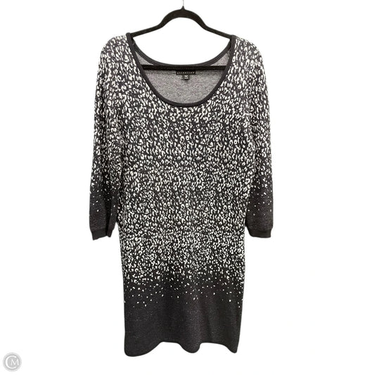 Dress Sweater By Attention In Animal Print, Size: Xl