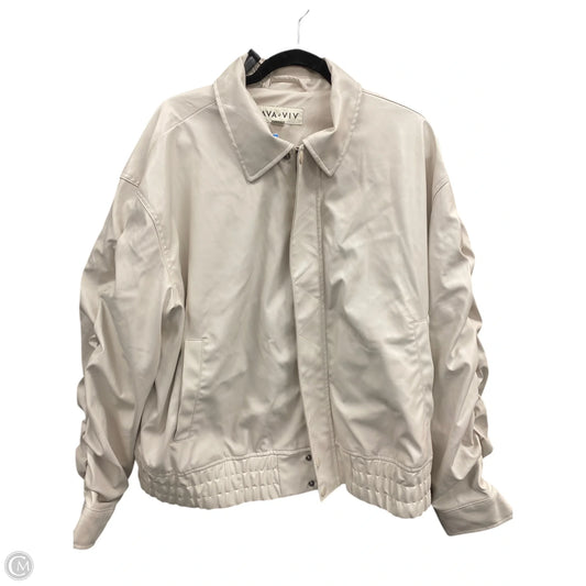 Jacket Other By Ava & Viv In Cream, Size: 1x