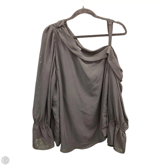 Blouse 3/4 Sleeve By Torrid In Black, Size: 1x