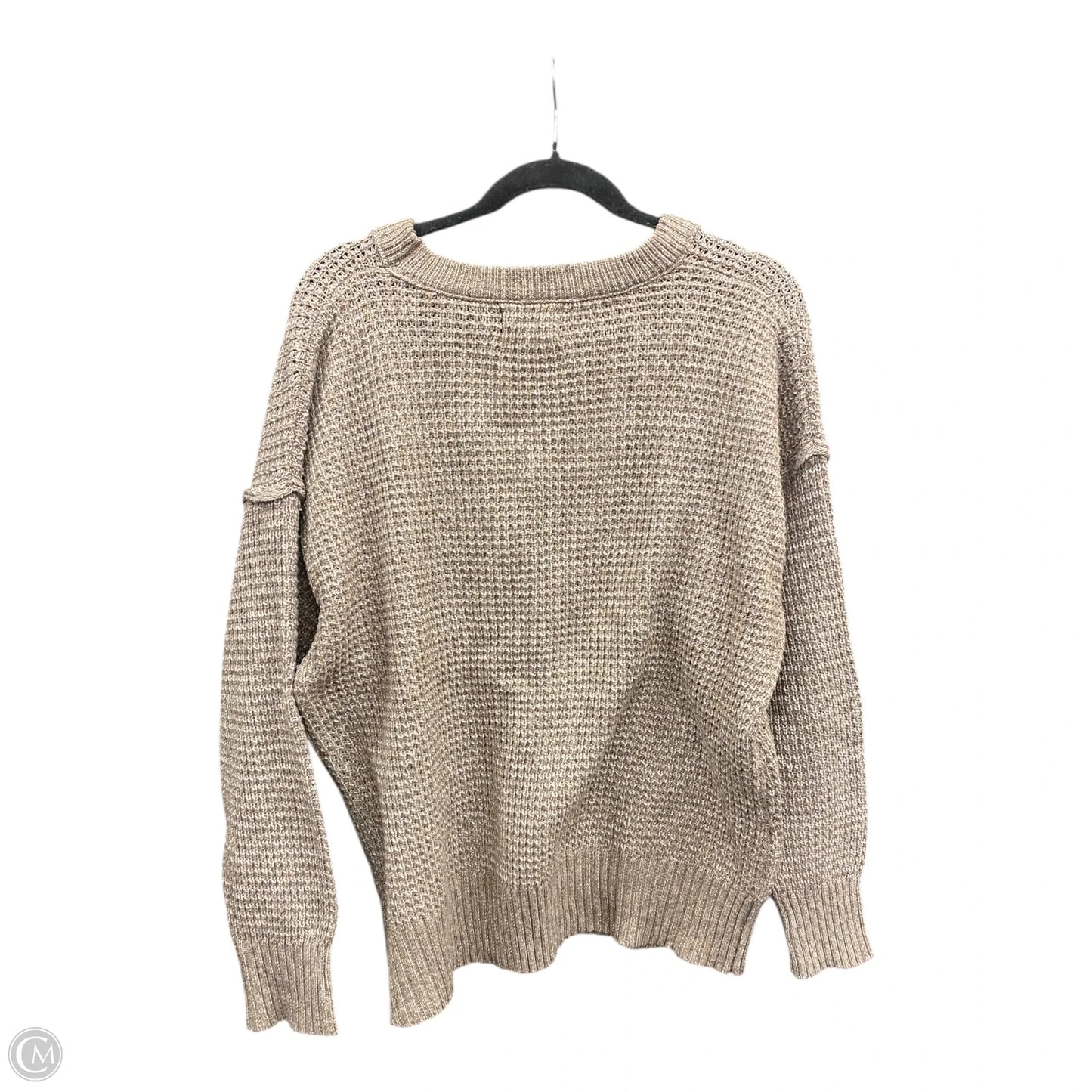 Sweater By Olive And Oak In Brown & Cream, Size: Xl