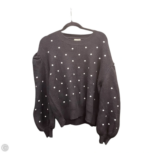 Sweater By Debut In Polkadot Pattern, Size: 1x