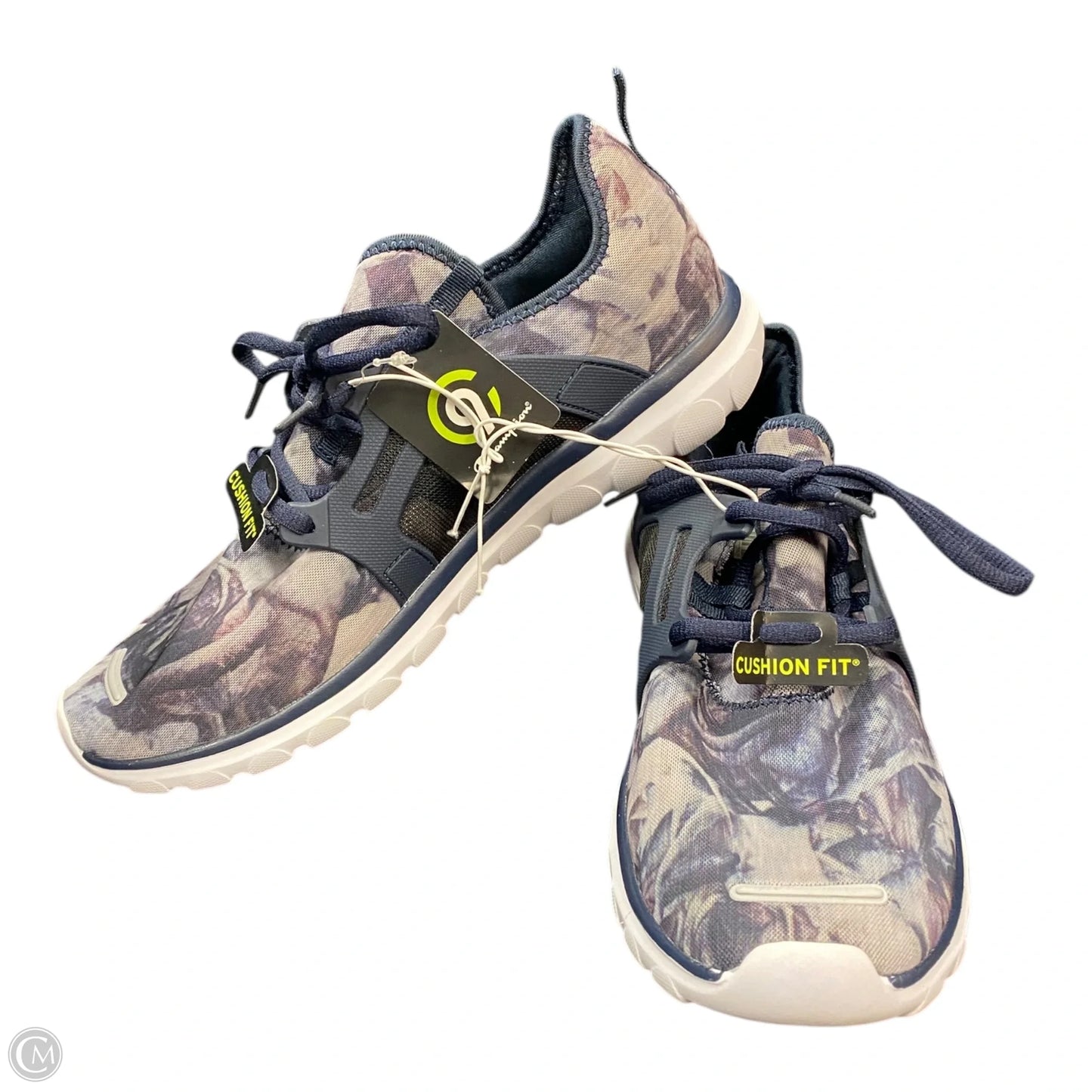 Shoes Athletic By Champion In Blue & Grey, Size: 10