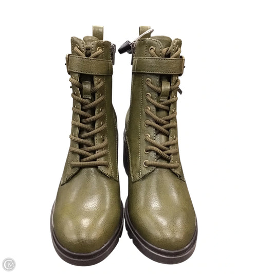 Boots Ankle Heels By Bare Traps In Green, Size: 6