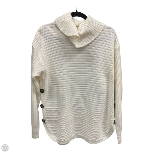 Sweater By Jason Maxwell In Cream, Size: L