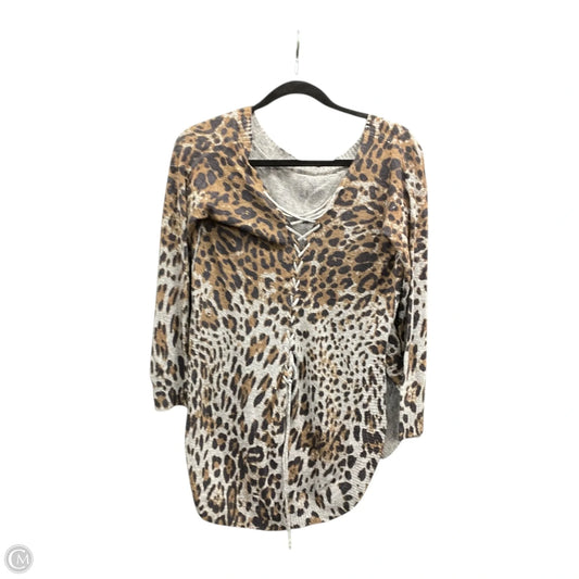Sweater By Clothes Mentor In Animal Print, Size: S