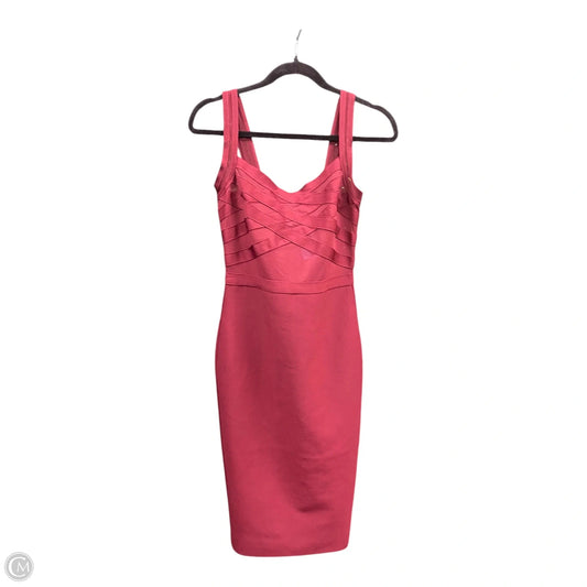 Dress Party Midi By Fashion Nova In Maroon, Size: S