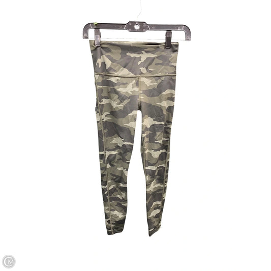 Athletic Leggings By Athleta In Camouflage Print, Size: Xxsp