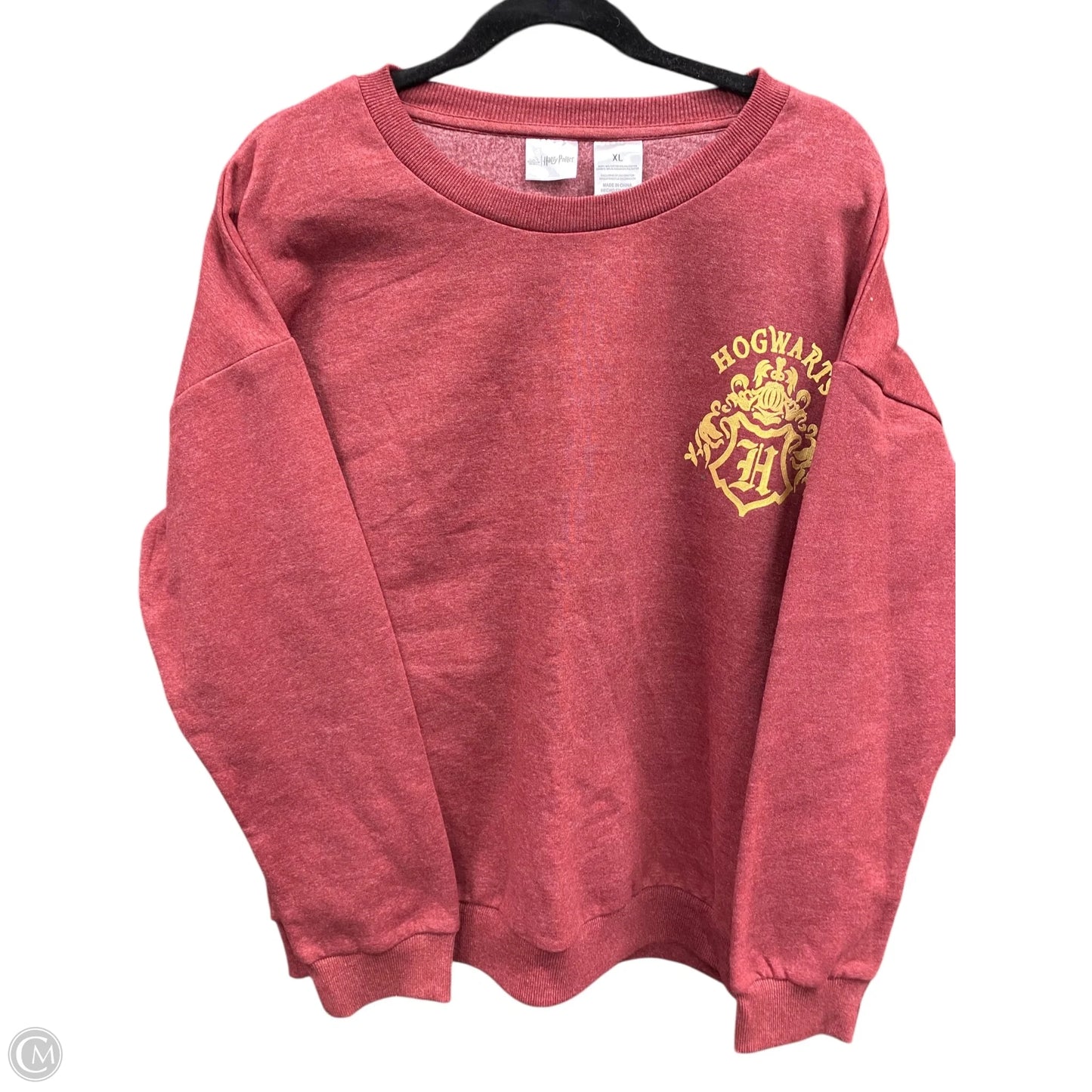 Sweatshirt Crewneck By Clothes Mentor In Maroon, Size: Xl