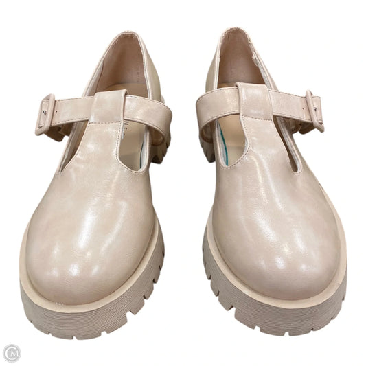 Shoes Heels Platform By Journee In Peach, Size: 11