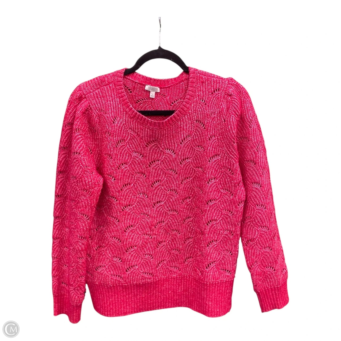 Sweater By Talbots In Pink, Size: Lp
