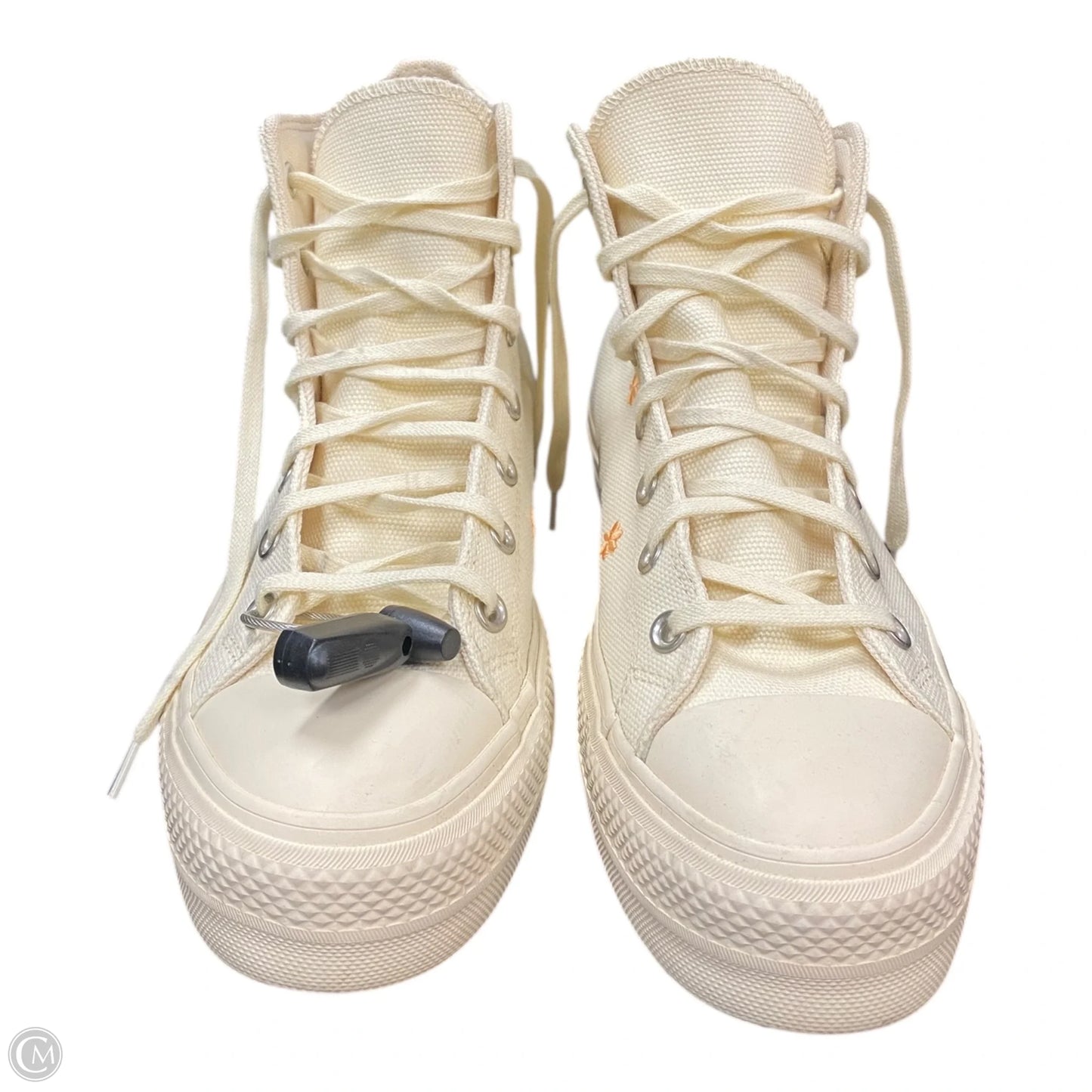 Shoes Sneakers By Converse In Cream & Orange, Size: 10.5