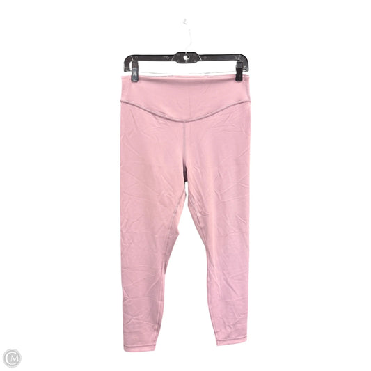Athletic Leggings By Lululemon In Mauve, Size: 10