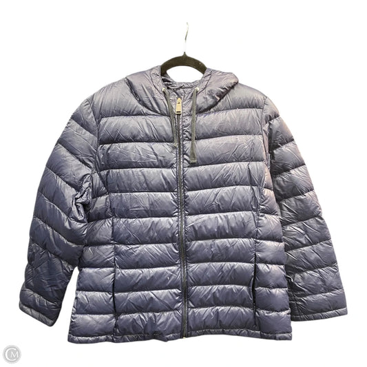 Jacket Puffer & Quilted By Bass In Blue, Size: Xxl