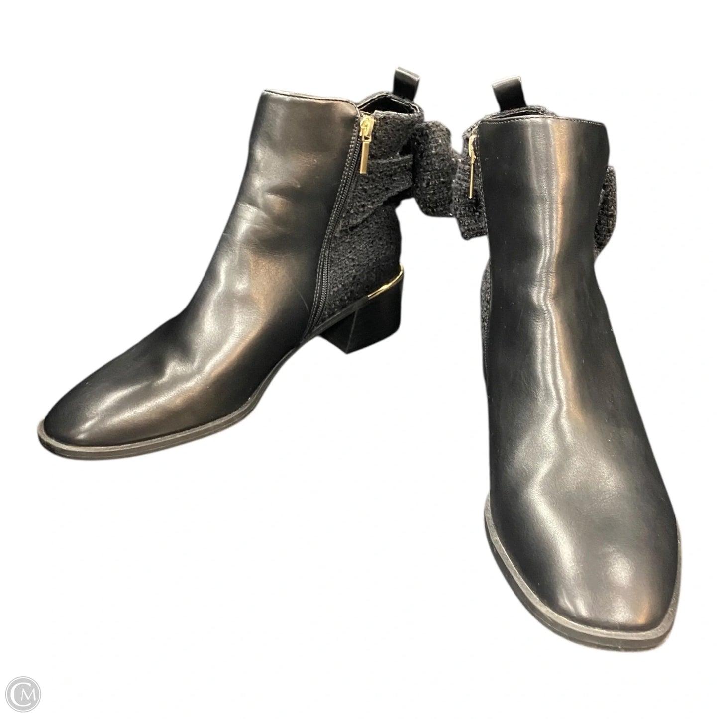 Boots Ankle Heels By Crown And Ivy In Black, Size: 11