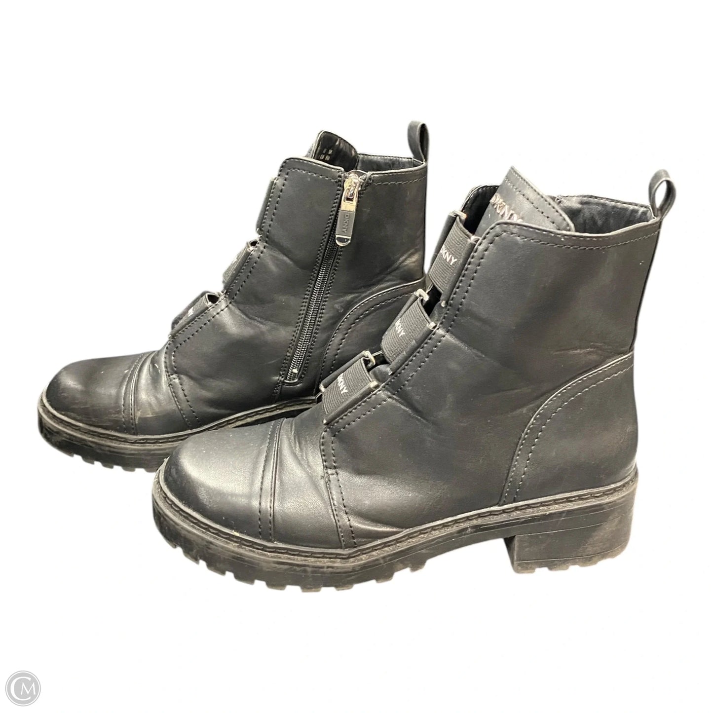 Boots Combat By Dkny In Black, Size: 11