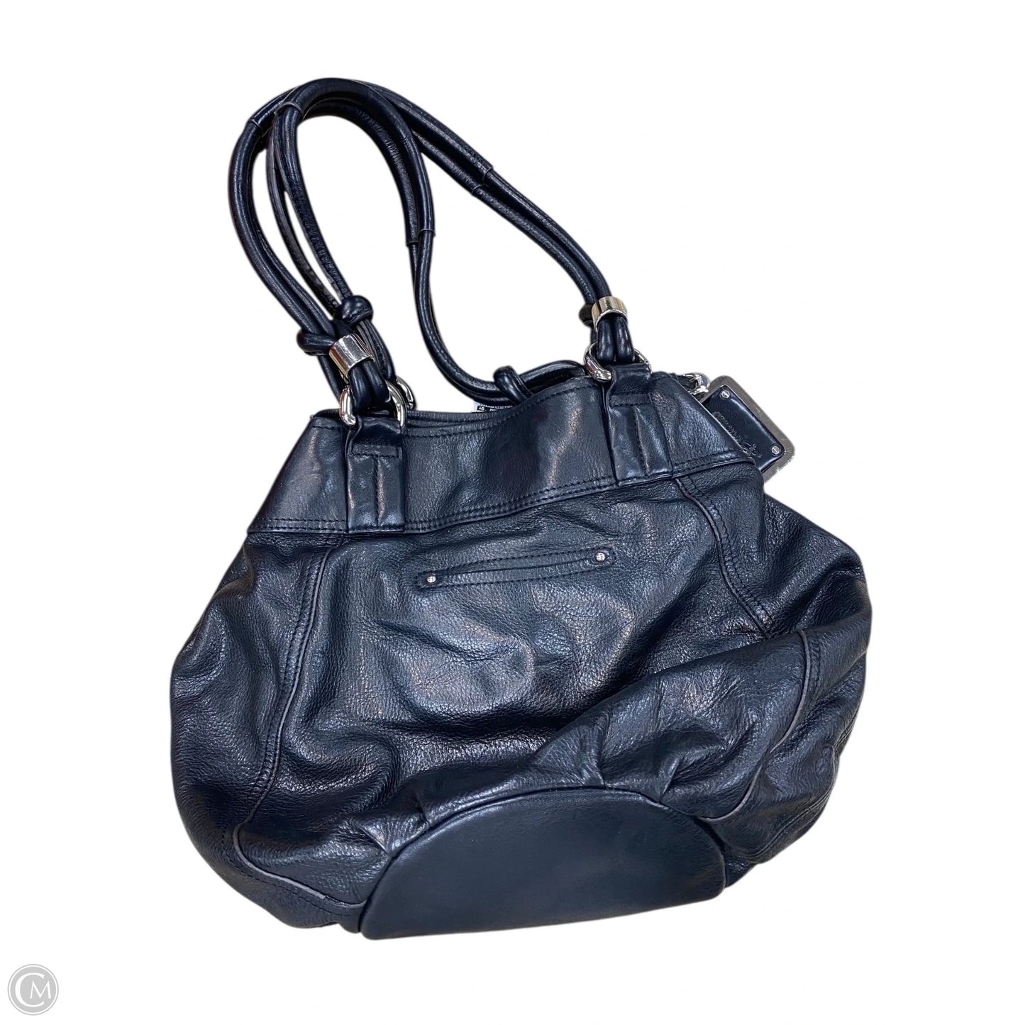 Handbag Leather By B. Makowsky, Size: Medium