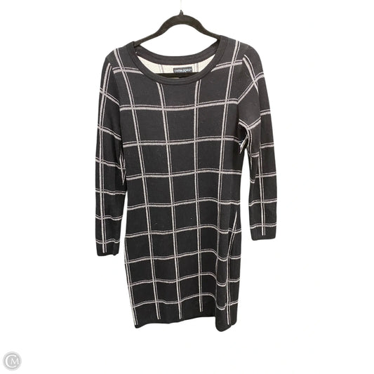 Dress Sweater By Cynthia Rowley In Black & White, Size: M