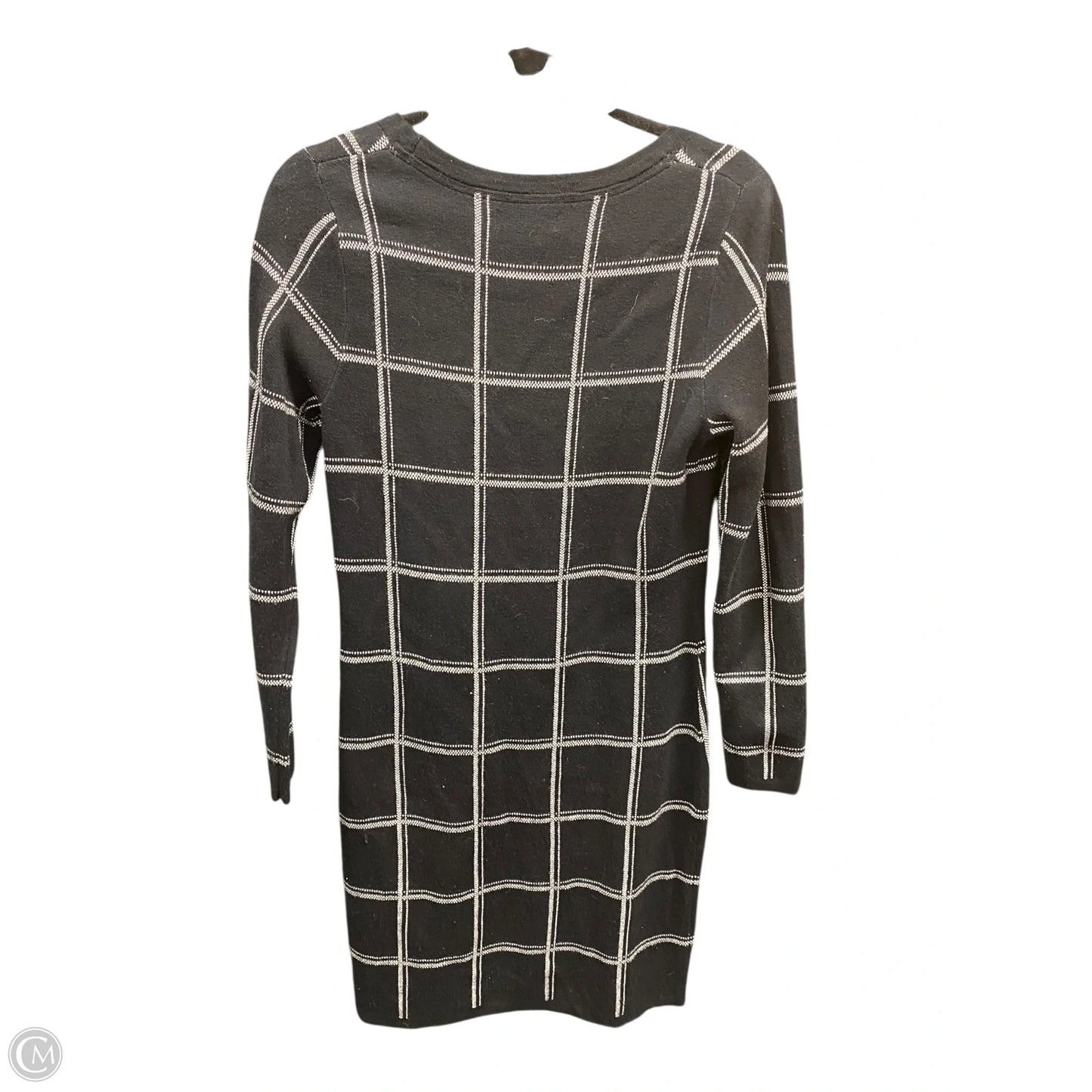 Dress Sweater By Cynthia Rowley In Black & White, Size: M
