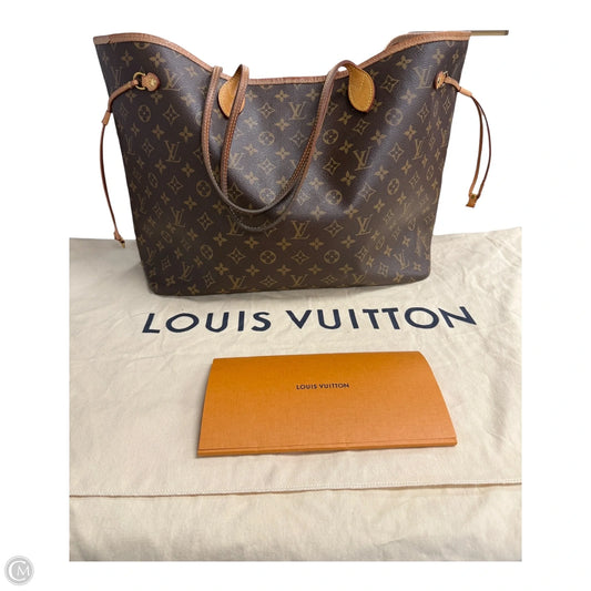 Tote Luxury Designer By Louis Vuitton, Size: Large