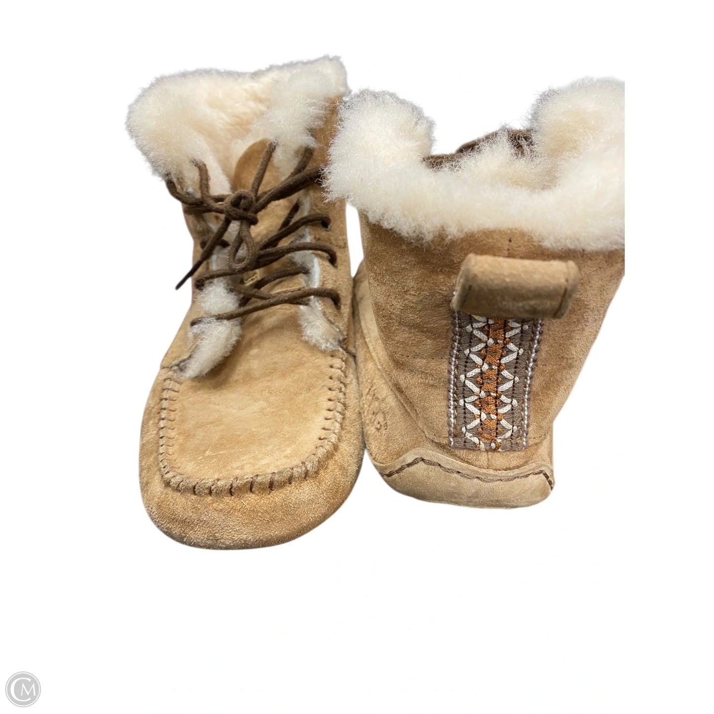 Boots Designer By Ugg In Tan, Size: 6