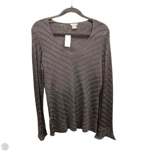 Sweater By Ann Taylor In Black, Size: L
