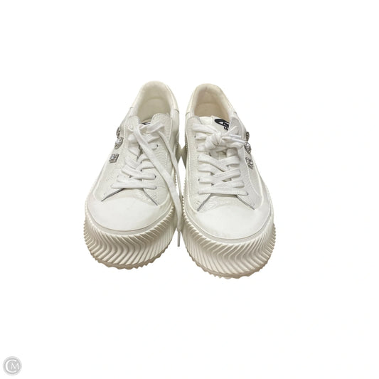 Shoes Sneakers By Sam Edelman In Silver & Yellow, Size: 8