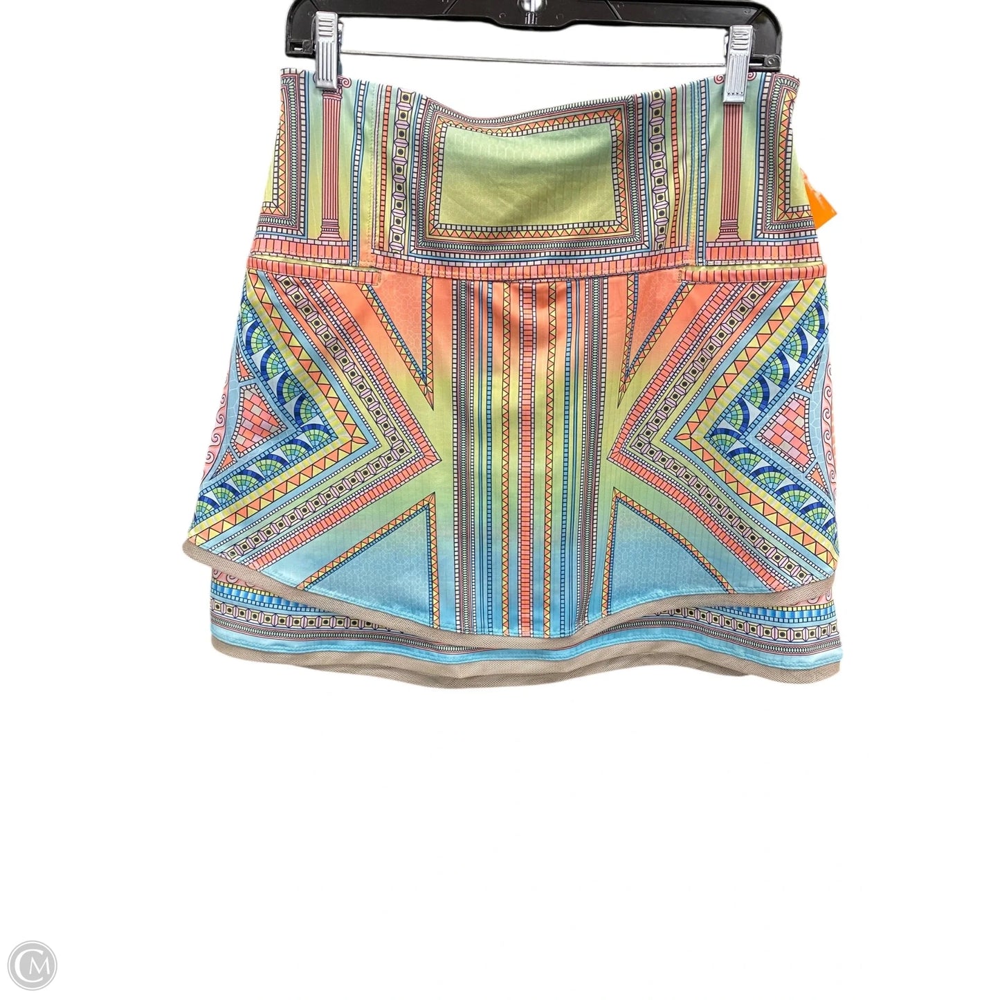 Athletic Skort By Lucky In Love In Geometric Pattern, Size: M