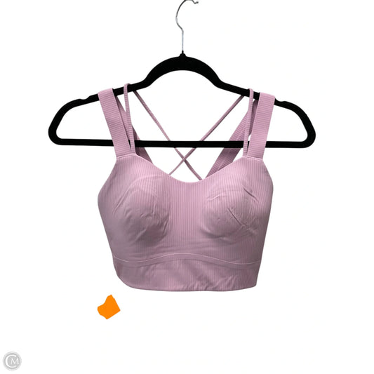 Athletic Bra By Lululemon In Pink, Size: 6