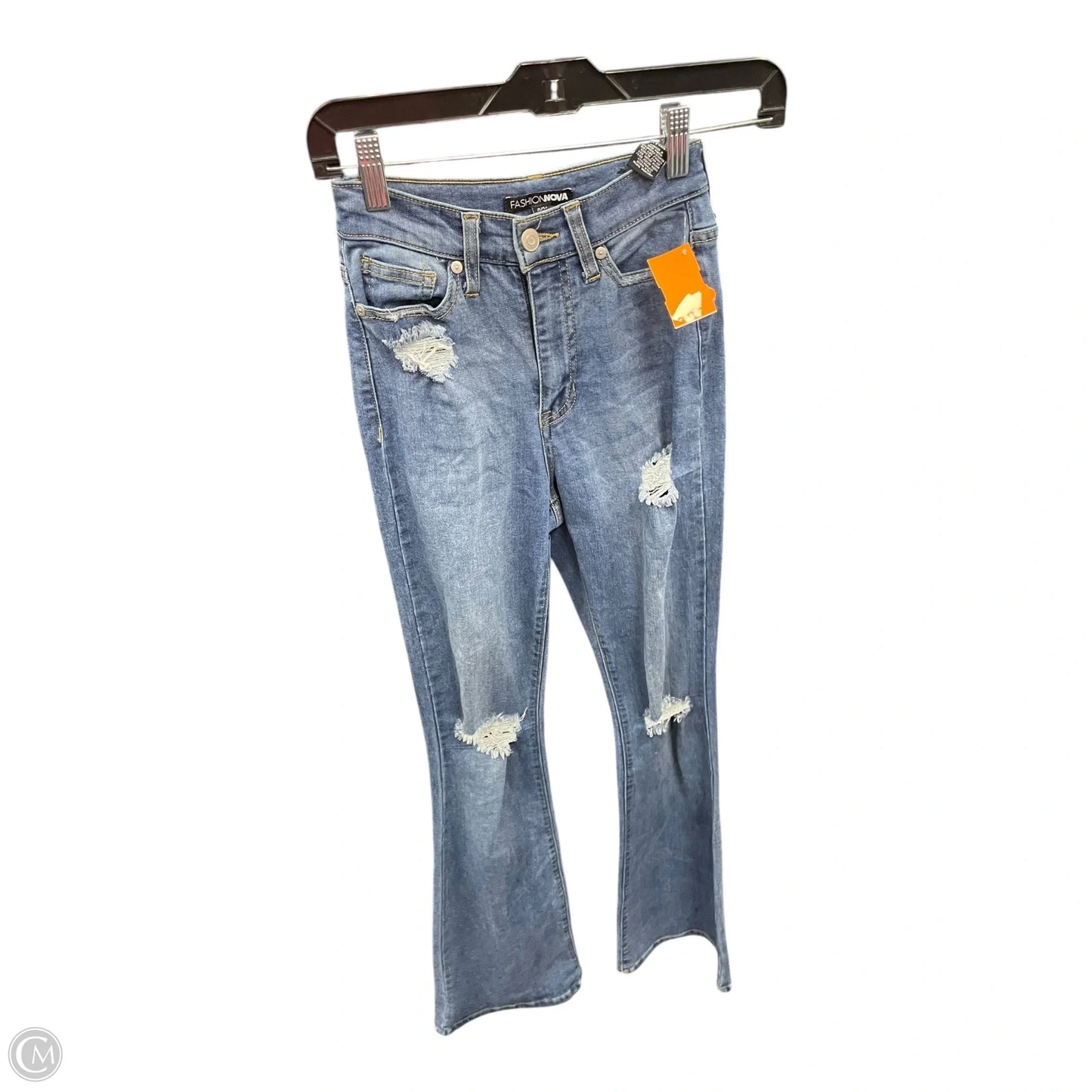 Jeans Flared By Fashion Nova In Blue, Size: 0