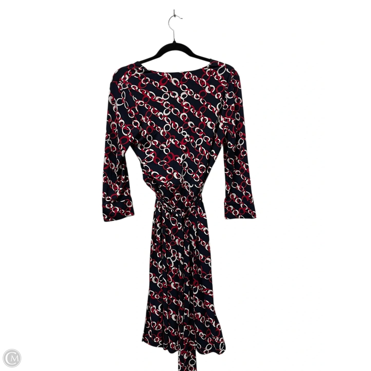 Dress Casual Short By Calvin Klein In Blue & Red & White, Size: 6
