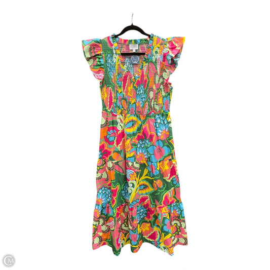 Dress Casual Maxi By Sugar Lips In Floral Print, Size: Xl