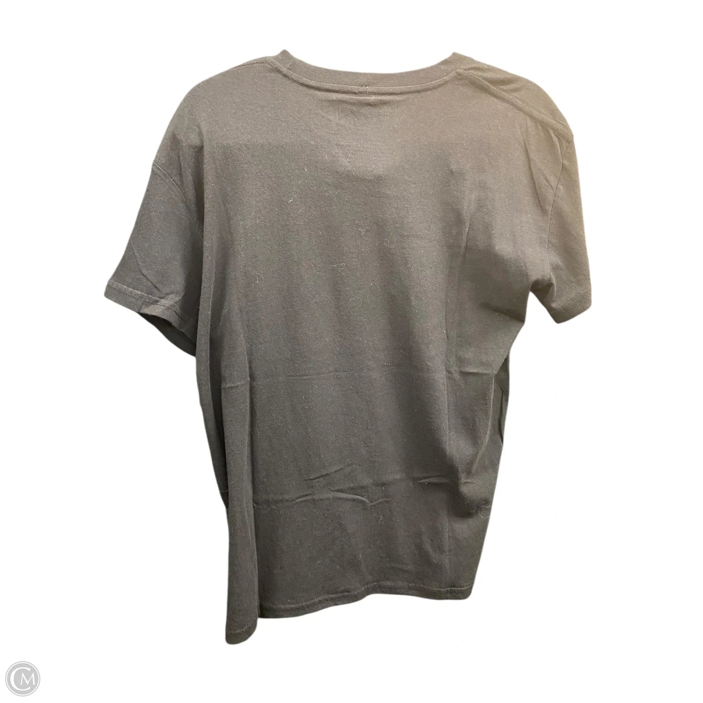 Top Short Sleeve By Clothes Mentor In Black, Size: L