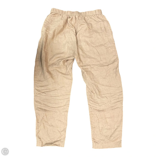 Pants Linen By Eileen Fisher In Tan, Size: S