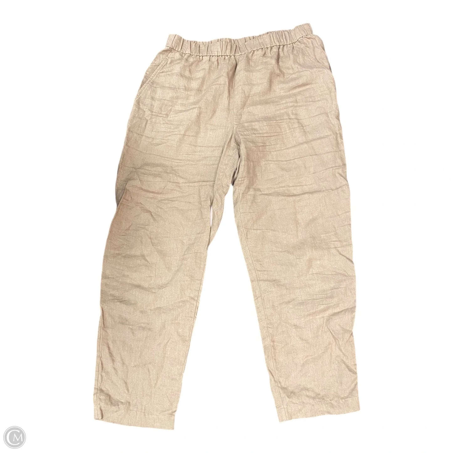 Pants Linen By Eileen Fisher In Tan, Size: S
