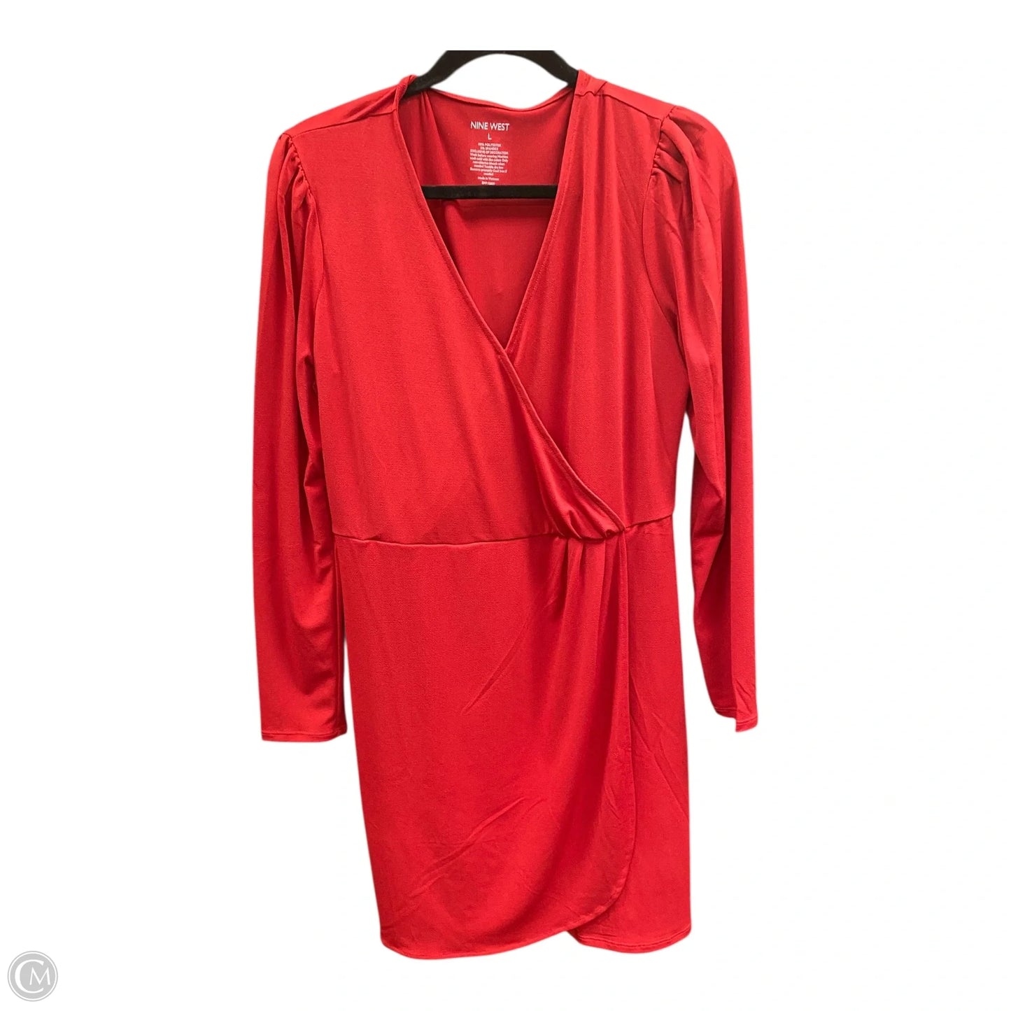Dress Casual Short By Nine West In Red, Size: L