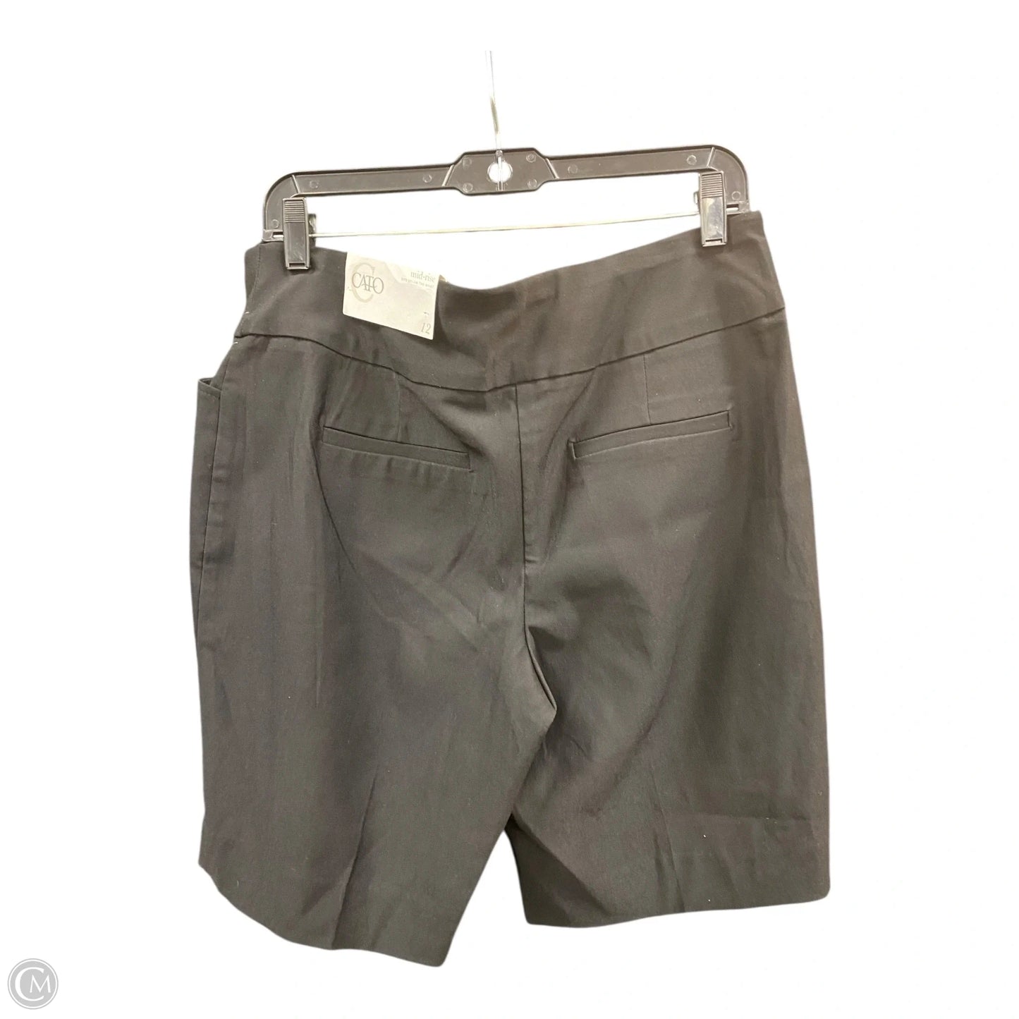 Shorts By Cato In Black, Size: 12