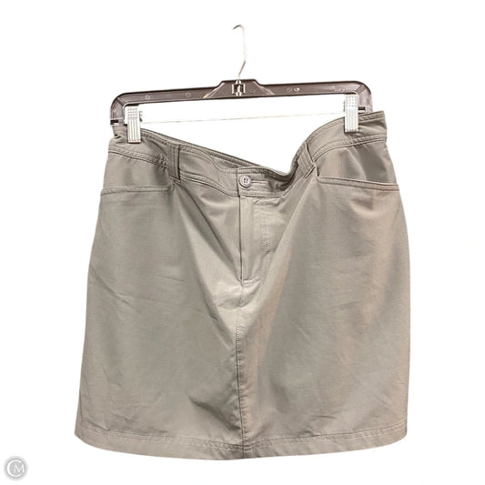 Athletic Skort By Eddie Bauer In Green, Size: 14