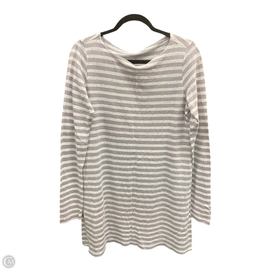 Tunic Long Sleeve By Eileen Fisher In Striped Pattern, Size: Sp