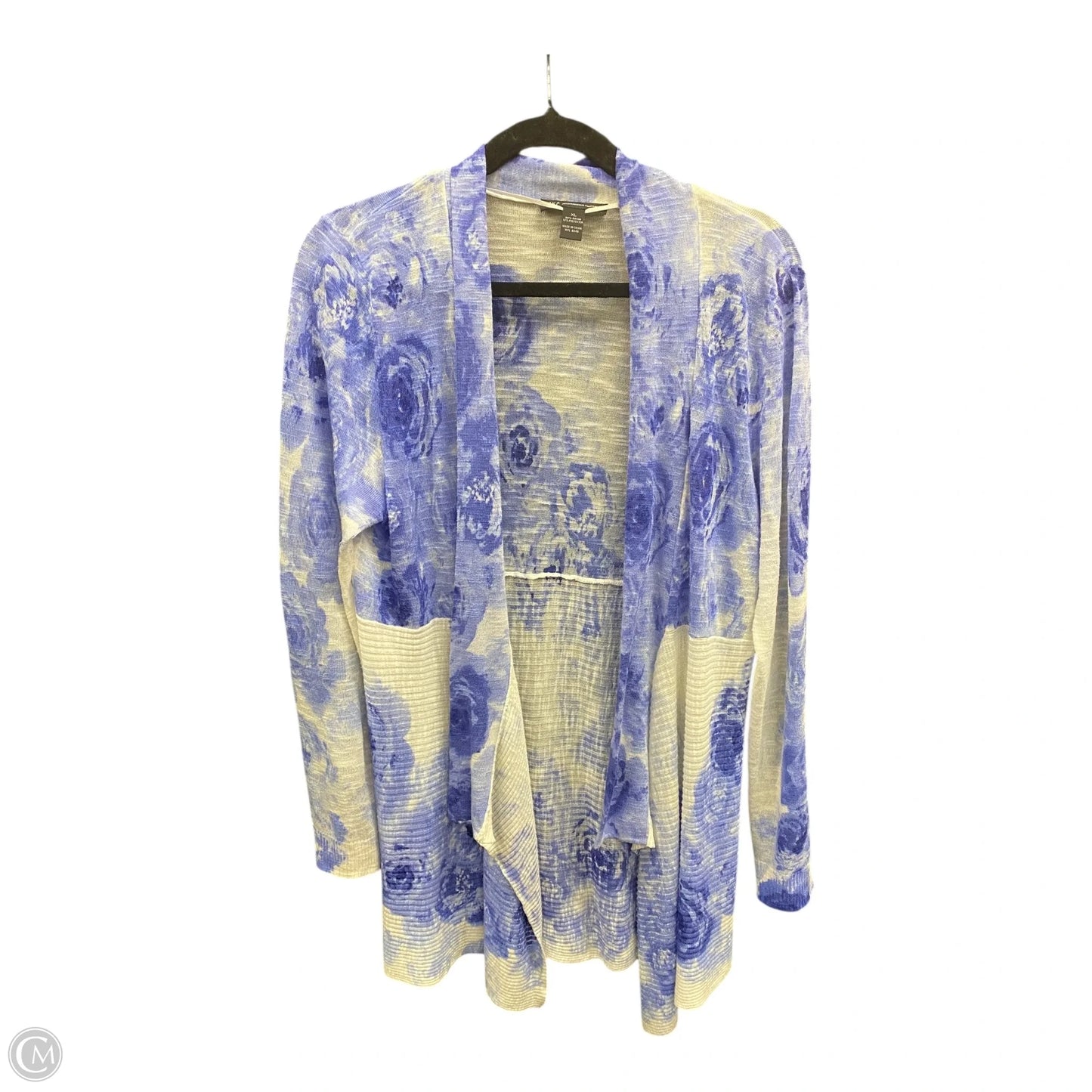Cardigan By Inc In Floral Print, Size: Xl