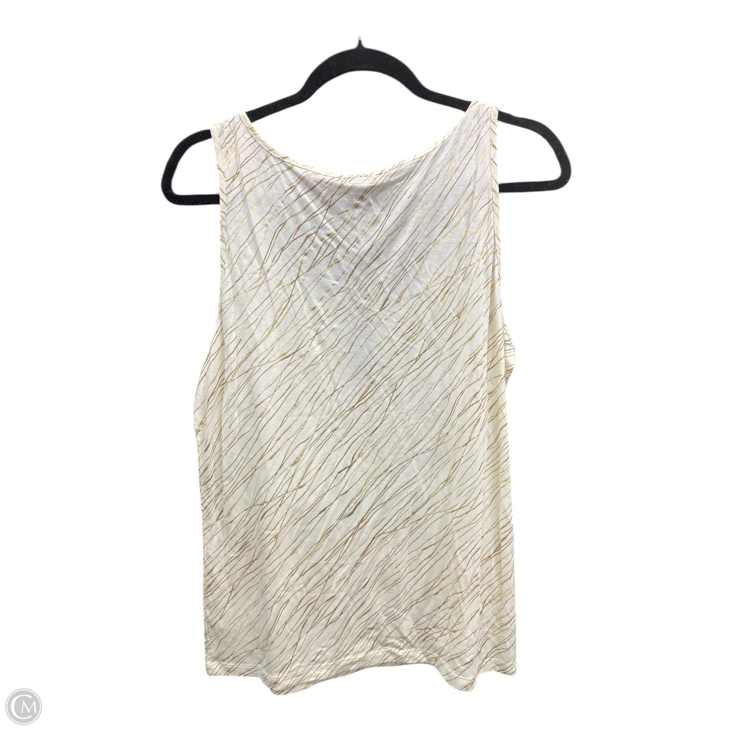 Tank Top By Talbots In Cream, Size: L