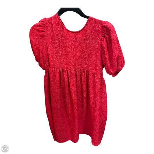 Dress Casual Short By Who What Wear In Red, Size: M