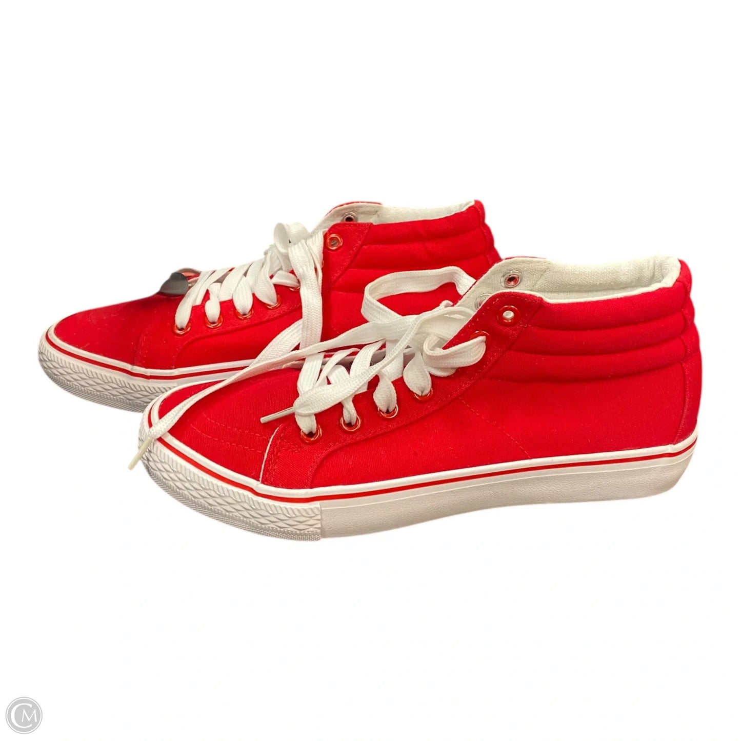 Shoes Sneakers By Clothes Mentor In Red, Size: 7