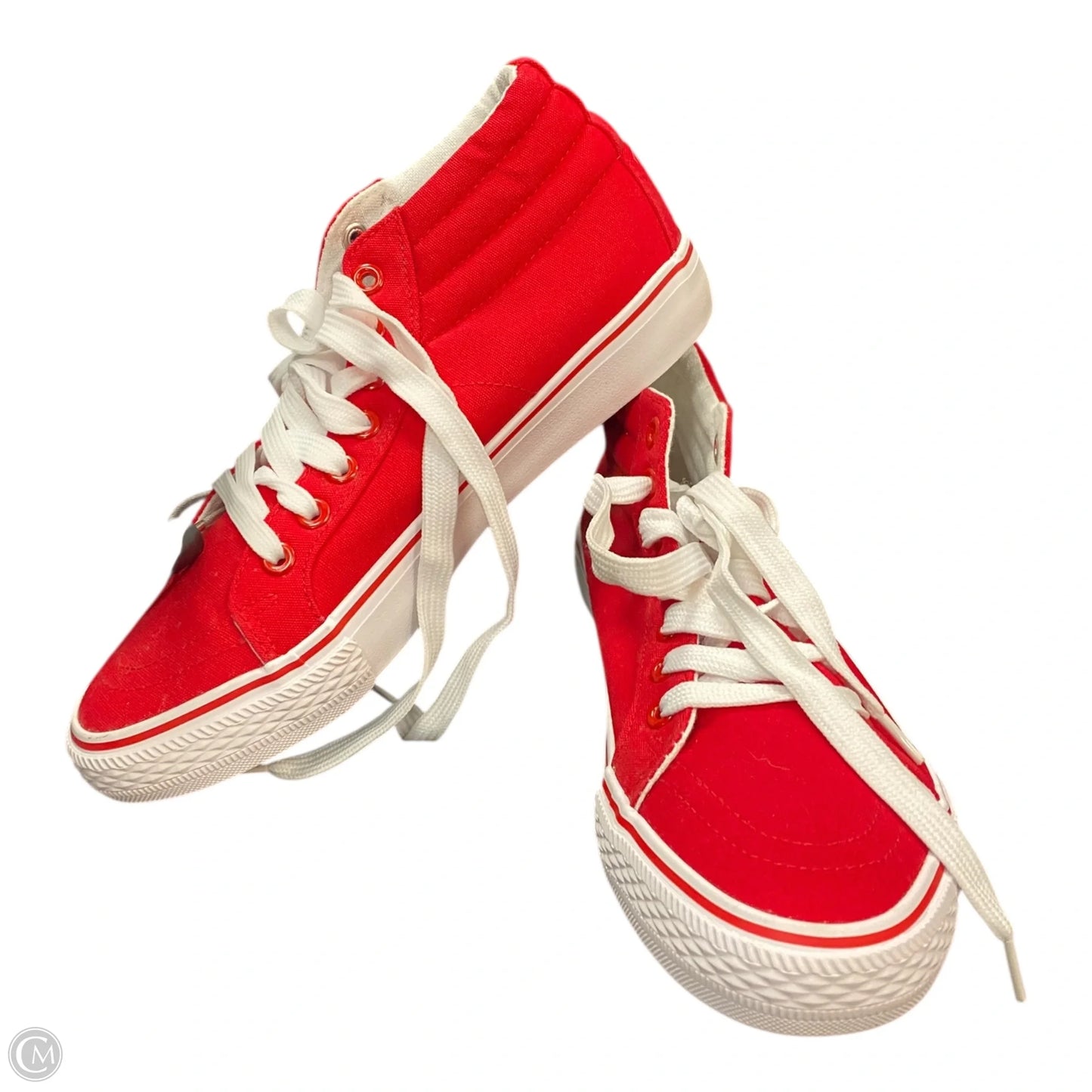 Shoes Sneakers By Clothes Mentor In Red, Size: 7