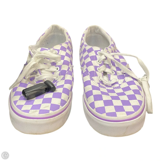 Shoes Sneakers By Vans In Checkered Pattern, Size: 8.5
