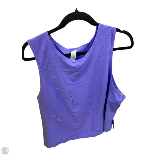 Athletic Tank Top By Lululemon In Purple, Size: 14