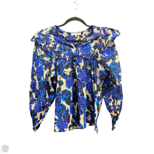 Top Long Sleeve By Olivaceous In Floral Print, Size: M