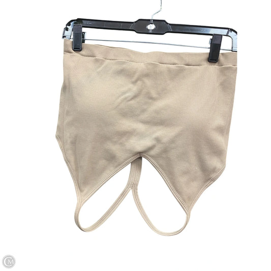 Athletic Bra By Clothes Mentor In Tan, Size: Xl