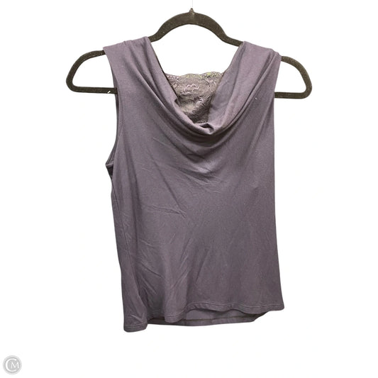 Top Sleeveless By Ann Taylor In Black & Blue, Size: Xs